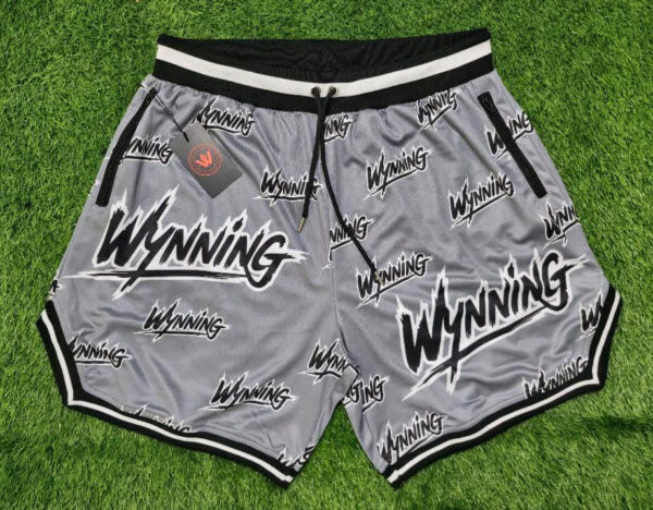 Grey Wynning basketball shorts
