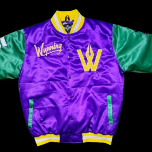 Purple Satin varsity Jackets