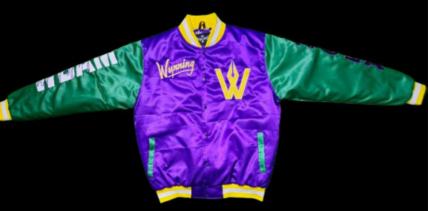 Purple Satin varsity Jackets