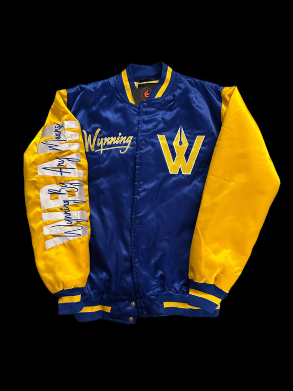 Royal Blue Satin varsity jackets