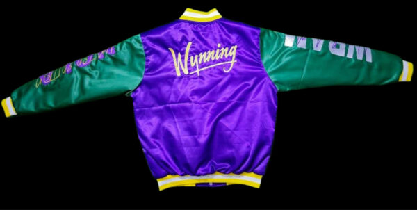 Purple Satin varsity Jackets - Image 2