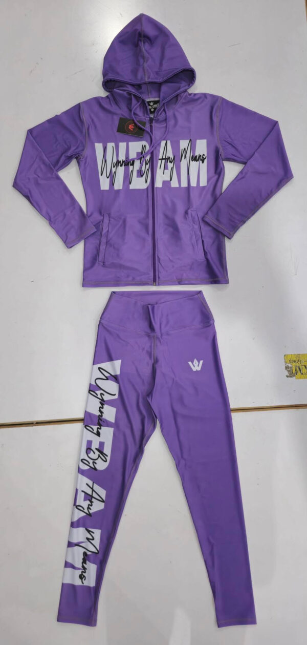 Ladies WYNNING BY ANY MEANS hoodie/ leggings set