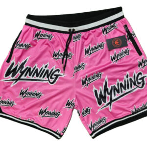 Pink Wynning basketball shorts