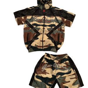 Camo Born Wynning Windbreaker Set
