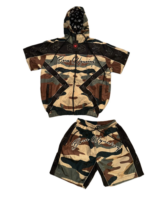 Camo Born Wynning Windbreaker Set