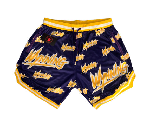 Purple & Maze Wynning Graphic Basketball Shorts